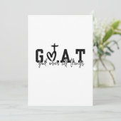 G.O.A.T すべてのものの神 キリスト教 イエス 招待状 (スタンド正面)