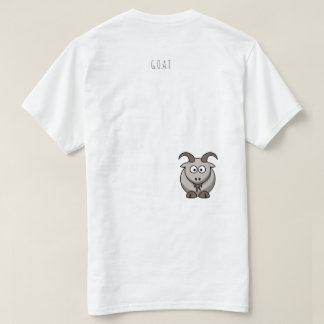 G.O.A.T (すべての時間の最も素晴らしい)及び切り貼り芸術 Tシャツ