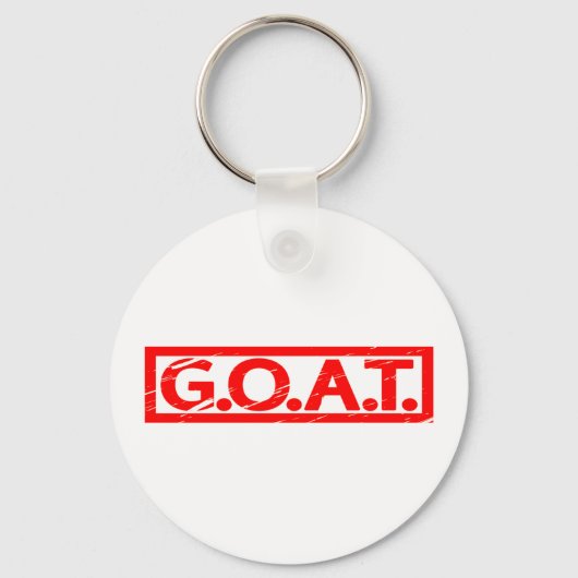G.O.A.T.スタンプ キーホルダー (正面)