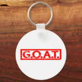 G.O.A.T.スタンプ キーホルダー (正面)