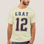G.O.A.T.ナンバー12 Tシャツ (正面)