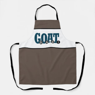 「G.O.A.T.パパ!」 パパグラフィックプリントエプロン エプロン