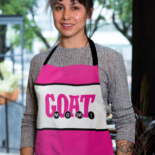 G.O.A.T.ママ! – お母さん用グラフィックプリント エプロン