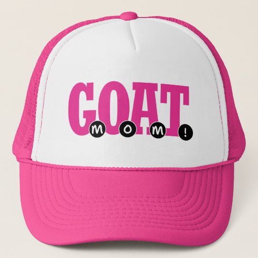 G.O.A.T.ママ! – お母さん用グラフィックプリント キャップ (正面)