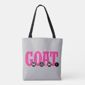 G.O.A.T.ママ！ – お母さん用グラフィックプリント トートバッグ (裏面)