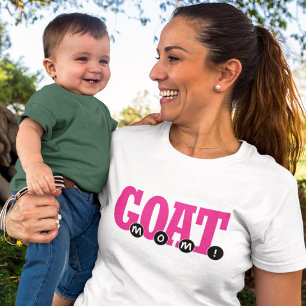 G.O.A.T.ママ! – お母さん用グラフィックプリント Tシャツ