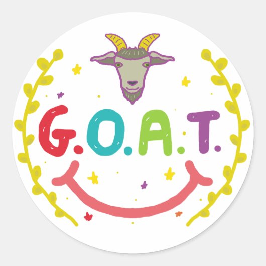 G.O.A.T. ラウンドシール (正面)