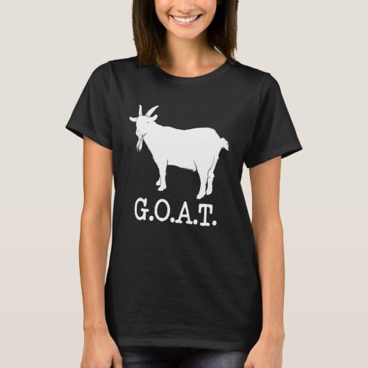 G O A T 素晴らし Of  All Time Epic Tシャツ (正面)