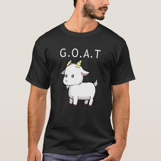 G O A T Greatest Of All Time 3 Tシャツ (正面)