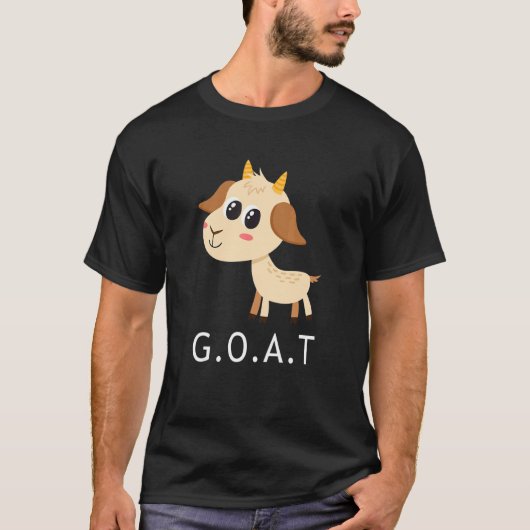 G O A T Greatest Of All Time Tシャツ (正面)