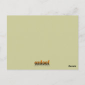 G.O.Dシリーズ#027はがき ポストカード (裏面)