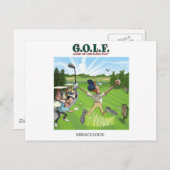 G.O.L.F.無限おもしろいのゲーム ポストカード (正面/裏面)