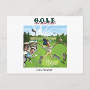 G.O.L.F.無限おもしろいのゲーム ポストカード