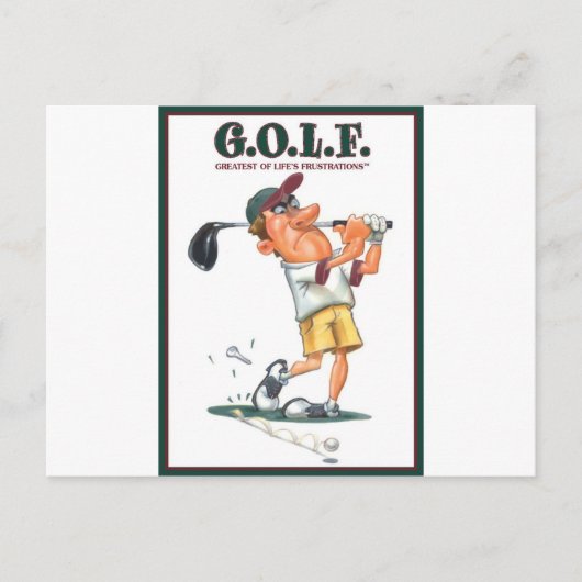 G.O.L.F. 生命の欲求不満の最も素晴らしい ポストカード (正面)