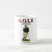 G.O.L.F. 紳士の禁止される女性だけ コーヒーマグカップ (中央)