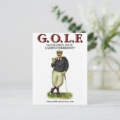 G.O.L.F.紳士淑女禁制 ポストカード (スタンド正面)