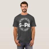 G pa男の神話の伝説の父の日 tシャツ (正面フル)