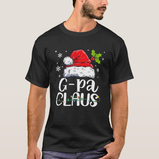 G-Pa Claus Christmas Pajama Family Matching Xmas Tシャツ (正面)