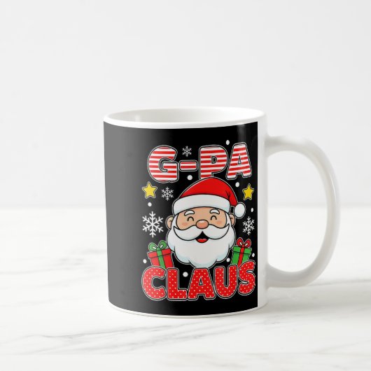 G-pa Claus Shirt Group Matching Family Christmas  コーヒーマグカップ (右)