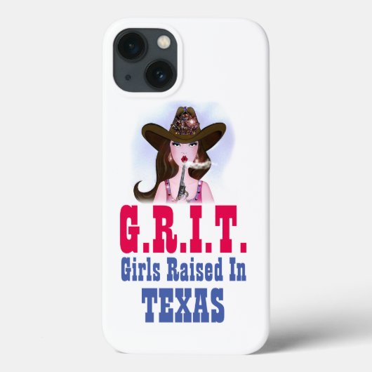 G.R.I.T. -テキサス州で育った女の子！ Case-Mate iPhoneケース (裏面)