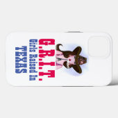 G.R.I.T. -テキサス州で育った女の子! Case-Mate iPhoneケース (裏面 (横))