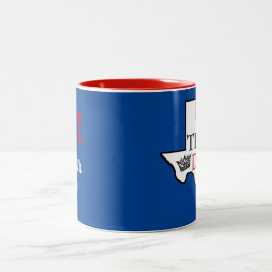 G.R.I.T. -テキサス州で育った女子 ツートーンマグカップ (中央)