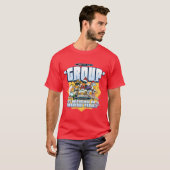 G.R.O.U.P. プロジェクト-煙突の鶏の人のティー Tシャツ (正面フル)