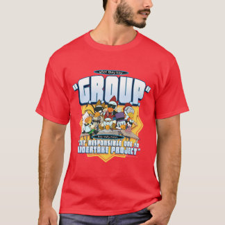 G.R.O.U.P. プロジェクト-煙突の鶏の人のティー Tシャツ