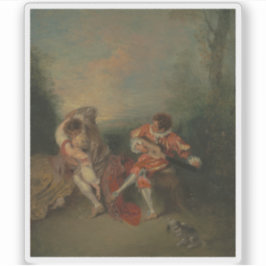 G. Seurat – フルート勉強の2人と… シール