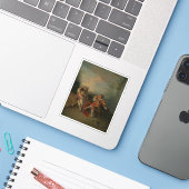 G. Seurat – フルート勉強の2人と… シール (ノートパソコンとiPhone)