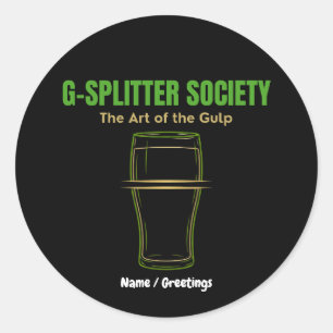 G-Splitter Society グルプピントカルチャーの芸術 ラウンドシール