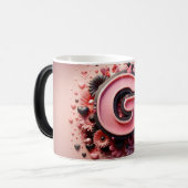 G Valentine Alphabet 3D モーフィングマグカップ (正面左)