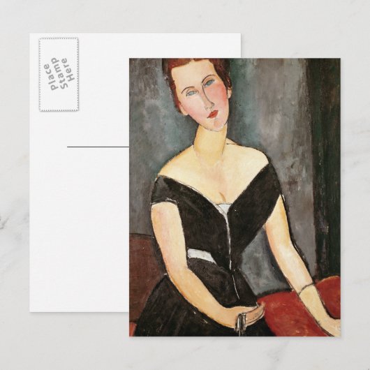 G. van Muyden 1917年夫人 ポストカード (正面/裏面)