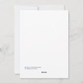 G. Washington President's Day Campaign Patriotic シーズンカード (裏面)