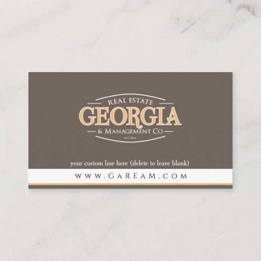 GAの標準 名刺 (裏面)