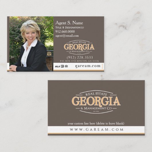 GAの標準 名刺 (正面/裏面)