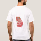 Gaの蹄鉄の基本的なトーナメントのティー Tシャツ (裏面)