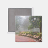 GAサバンナ、レンガ造りの歩道に沿ったツツツジ マグネット (正面/裏面)