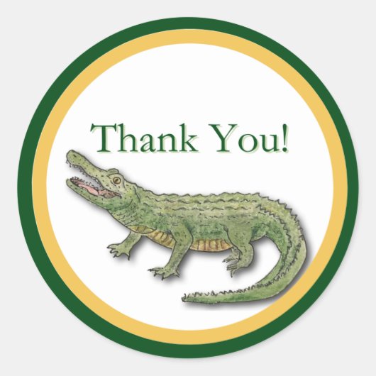 GAステッカーありがとう ラウンドシール (正面)