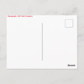 GAパーク噴水はがきサバンナ ポストカード (裏面)