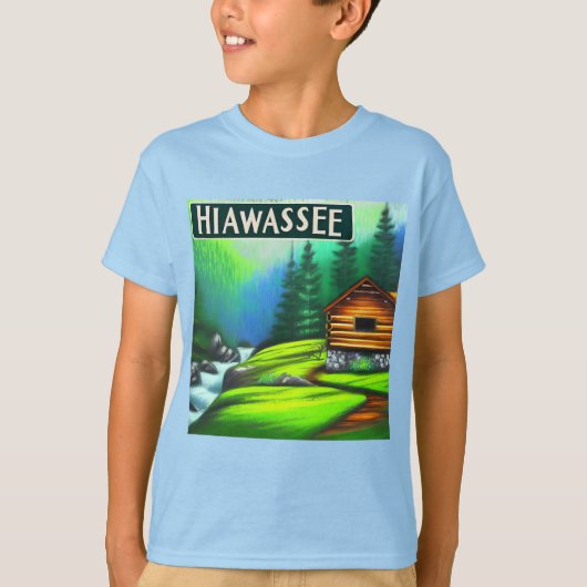 GAマウンテンキャビンTシャツ、Hiawassee Tシャツ (正面)