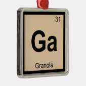 Ga -グラノーラ化学周期表の記号 メタルオーナメント (右)