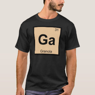 Ga -グラノーラ化学周期表の記号 tシャツ
