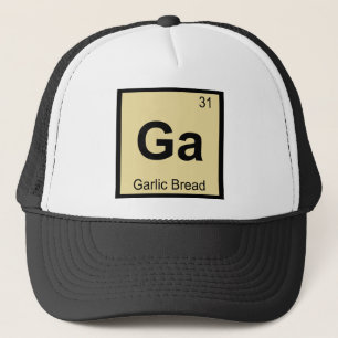 Ga -ニンニクパン化学周期表の記号 キャップ