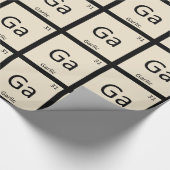 Ga – ニンニク植物化学周期表 ラッピングペーパー (角)
