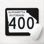 GA 400 "Alpharetta Autobahn" マウスパッド (マウス)