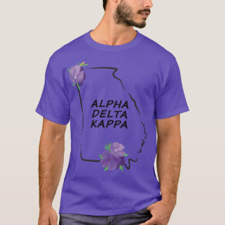 GA Alpha Delta Kappa Tシャツ（黒文字） Tシャツ