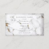 Gaayu Golden White Gray Marble Vip 名刺 (裏面)