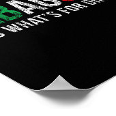 Gabagool Cacola Meat Lover New Jersey Italian Gift ポスター (角)