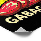 Gabagool Cacola Meat Lover New Jersey Italian Gift ポスター (角)